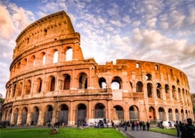 پرواز به rome-colosum